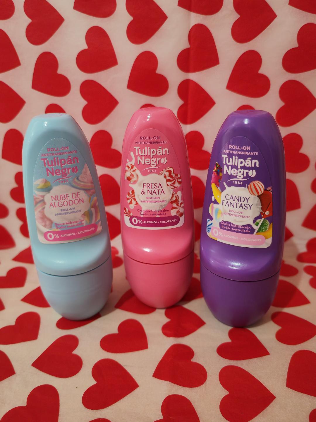Lot de 3 déo roll on Tulipan