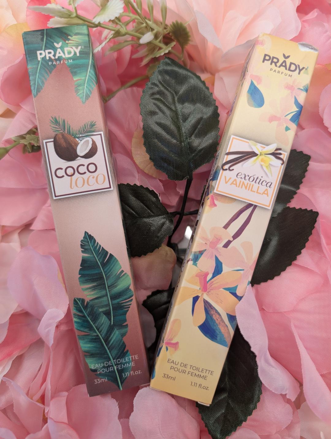Lot de 2 eau de toilettes 33ml Prady