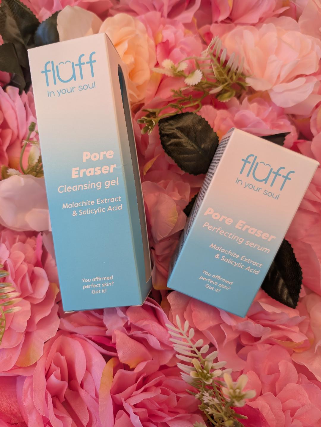 Gamme sérum et gel nettoyant  visage Flüff