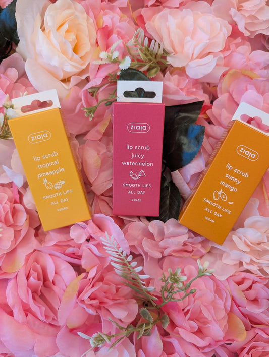 Lot de 3 gommages à lèvres Ziaja