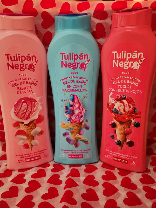 Lot de 3 gel douche Tulipan