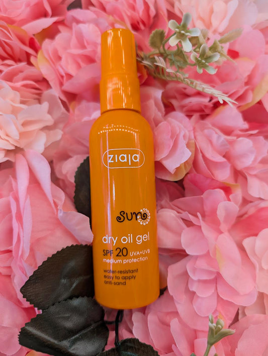 Soin Huile Solaire Sèche en Gel SPF 20 - Ziaja